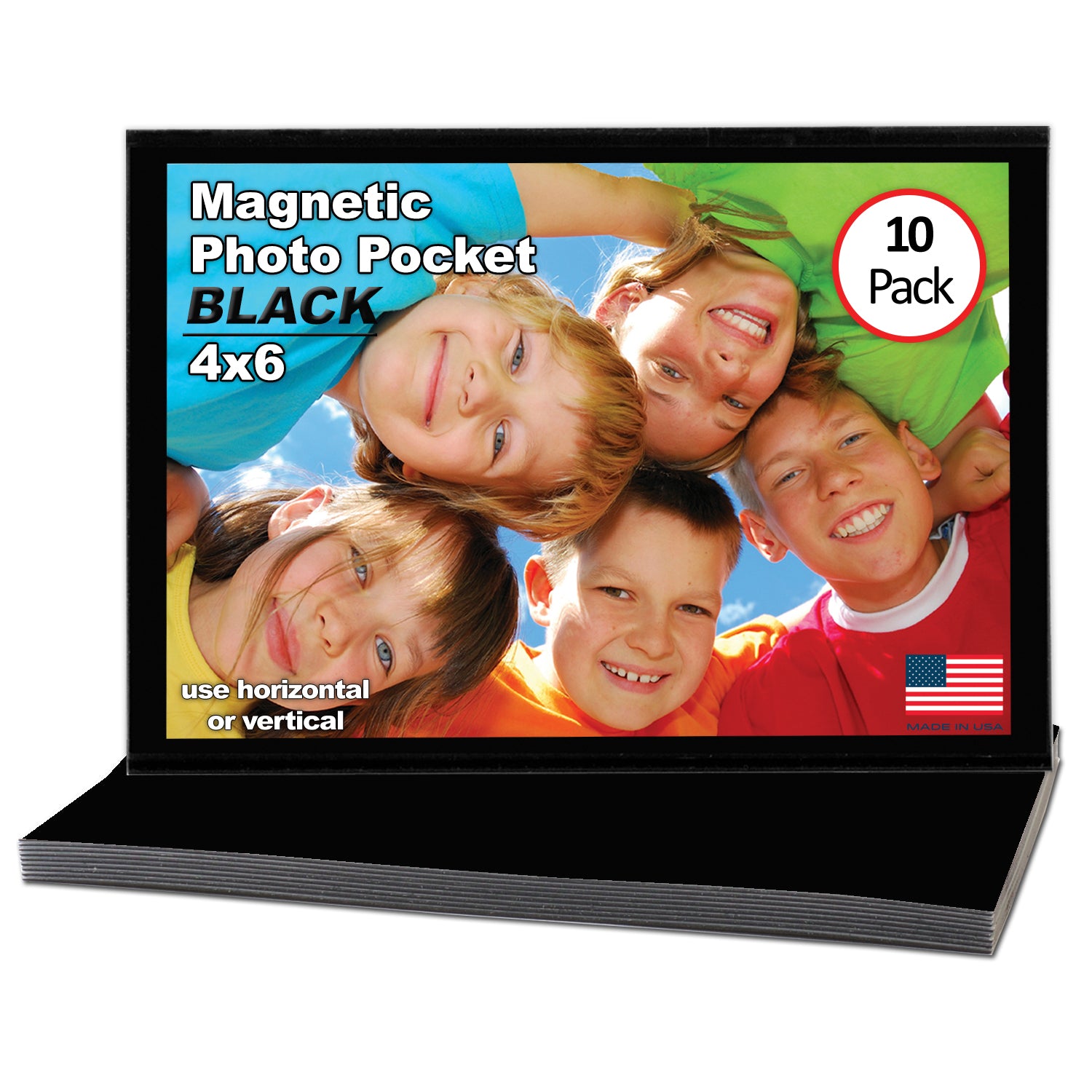 11 Pack Magnetic Photo Sleeves 4x6 Picture Holder Wall Decoration Fridge  Magnet